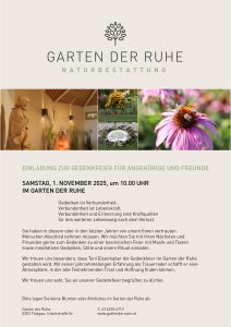 2023 Allerheiligen Einladung